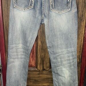 Rock & Roll Cowgirl Women's Boot Cut Jeans - Blue